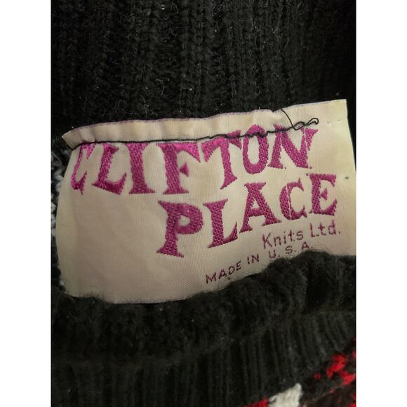 Vintage 80’s Clifton Place Sweater Made in USA Medium - Picture 6 of 6